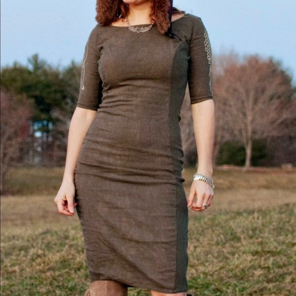 Luksin Designs Dresses & Skirts - Luksin Designs Organic Cotton 40s Style Dress, M/L